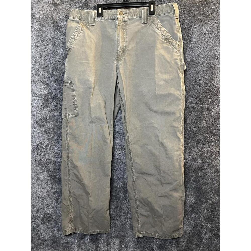Carhartt Men’s‎ Pants B151 Light Weight Dungaree Fit Cargo 36X30 Brown